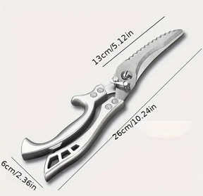 Tesoura de Cozinha Multiuso Inox Corta Tudo Miabeli