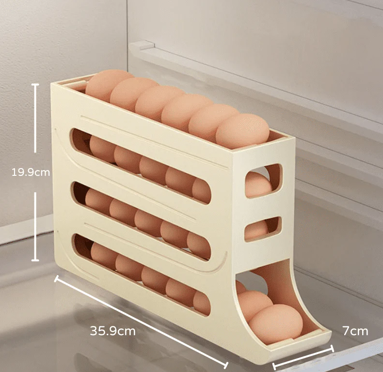 Organizador De Geladeira Porta Ovos Dispenser Miabeli