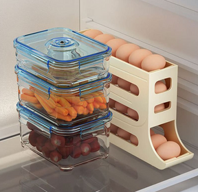 Organizador De Geladeira Porta Ovos Dispenser Miabeli