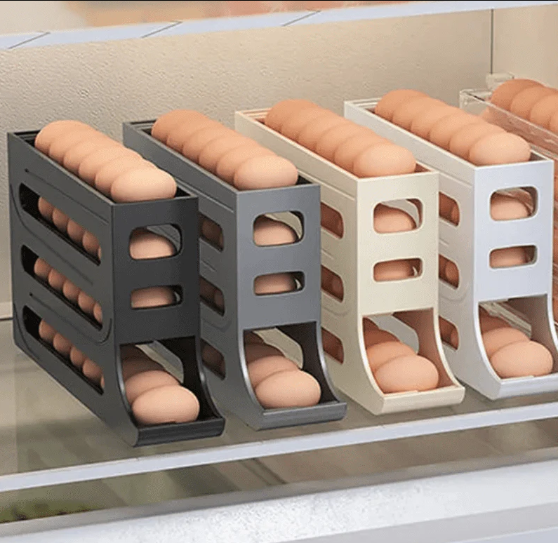 Organizador De Geladeira Porta Ovos Dispenser Miabeli
