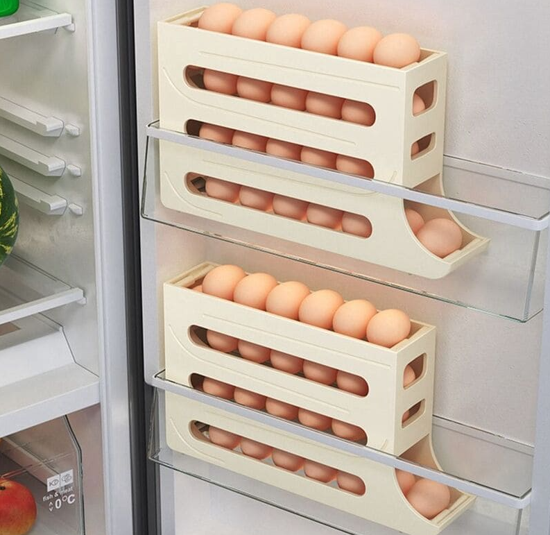 Organizador De Geladeira Porta Ovos Dispenser Miabeli