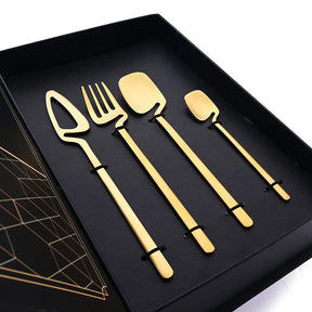 Conjunto de Talheres Inox 32pcs Luxo