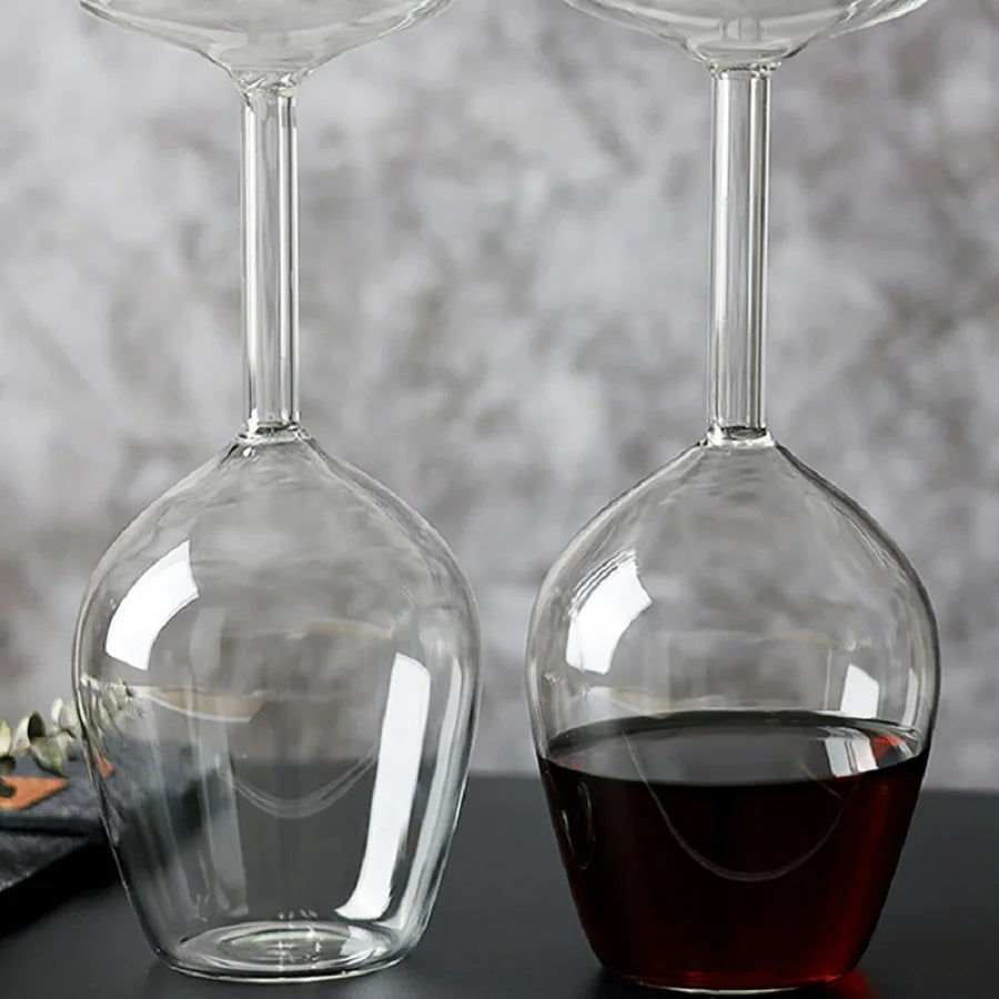 Decoração Taça Vinho Criativo em Vidro