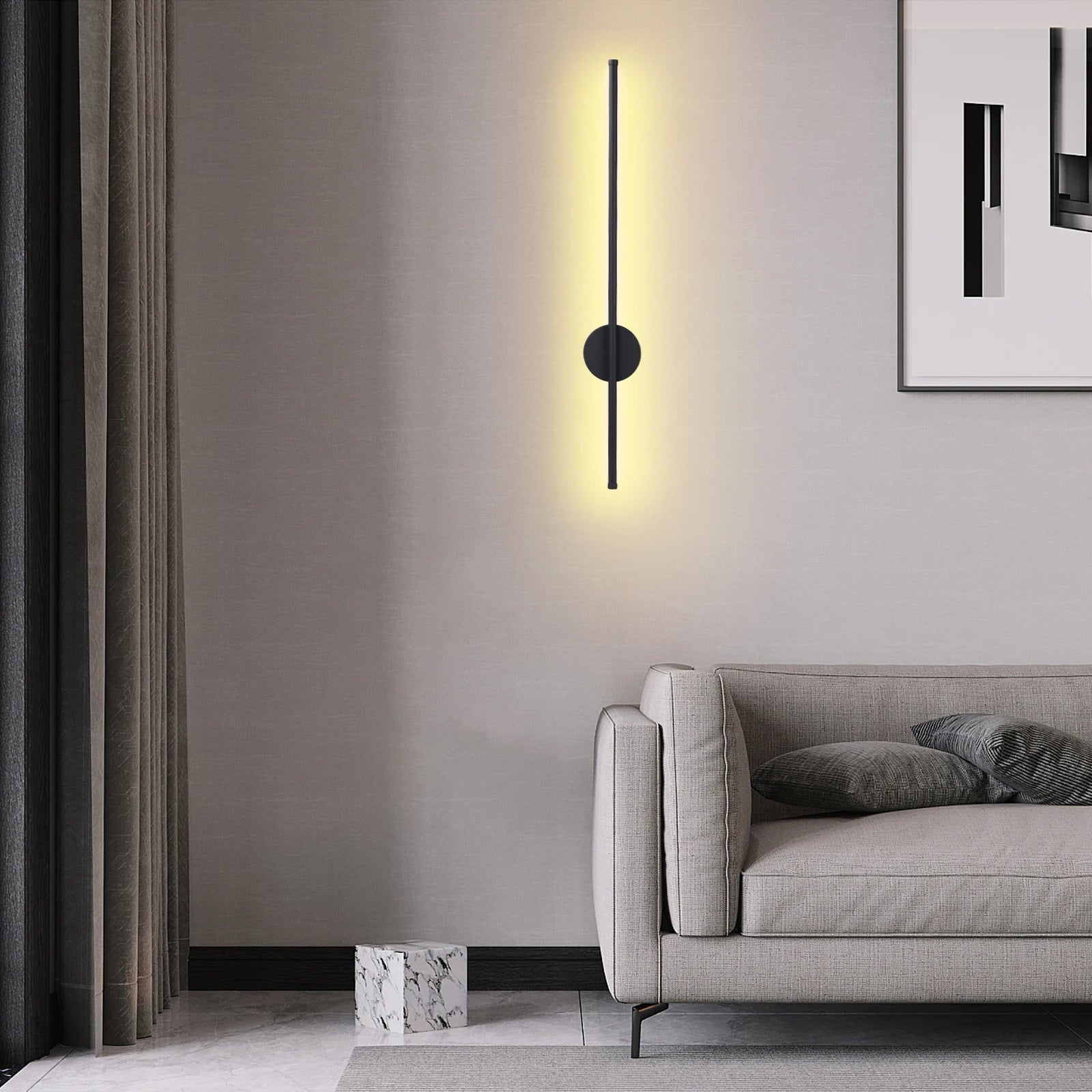 Arandela LED Moderna Minimalista Sem Fio com Controle Remoto