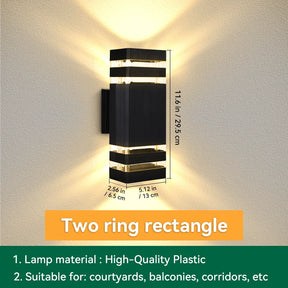 Arandela Externa Rústica Colonial Vintage – Iluminação Aconchegante para Muro e Varanda