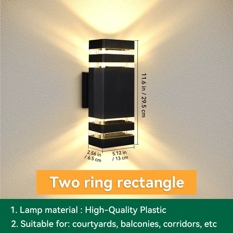 Arandela Externa Rústica Colonial Vintage – Iluminação Aconchegante para Muro e Varanda