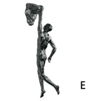 Escultura de Parede Atleta Escalador Resina Decorativa