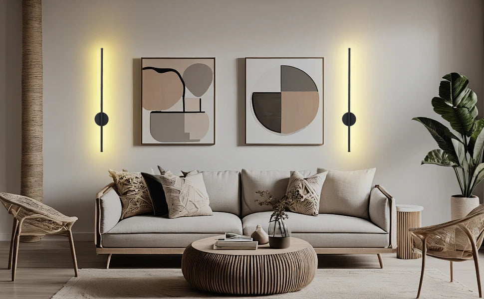 Arandela LED Moderna Minimalista Sem Fio com Controle Remoto