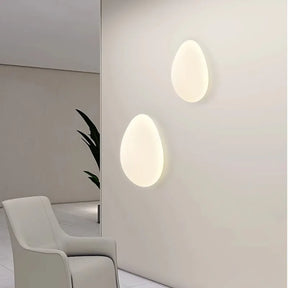 Arandela LED Orgânica Pedra Fosca 24cm 3 Tons