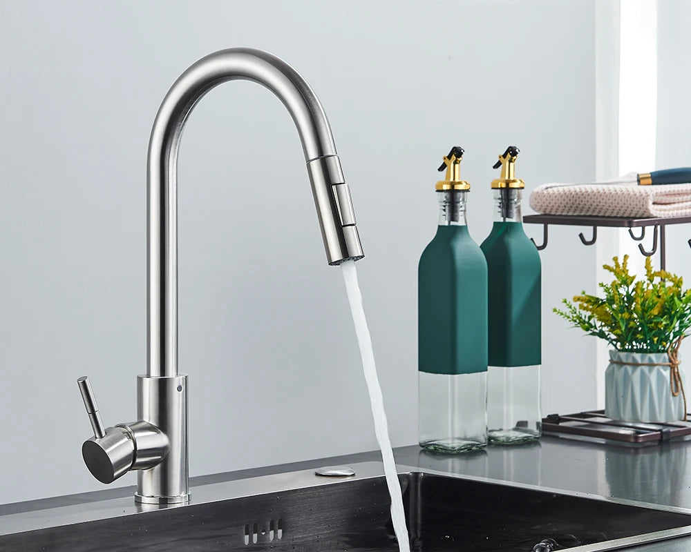 Torneira Bica Alta Misturador Monocomando Flexivel Valvula Ceramica para Cozinha Rivoli