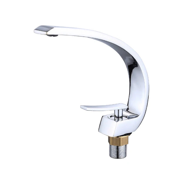 Torneira de Banheiro Cascata Luxo Dourada