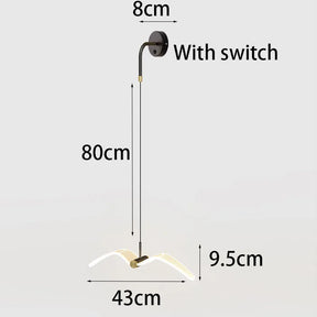 Arandela Minimalista Gaivota