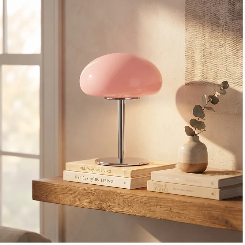 Zephyr Glass Mushroom Dome Lamp
