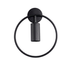 Arandela Aro Circular Spot Giratório 180° 28cm
