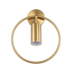 Arandela Aro Circular Spot Giratório 180° 28cm