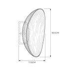 Arandela de Parede Allure Oval LED Minimalista