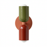 Verde & Vermelho (Salmão)