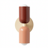 Vermelho & Salmão (Creme)