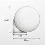 Arandela Globo Nórdica Simples 15cm