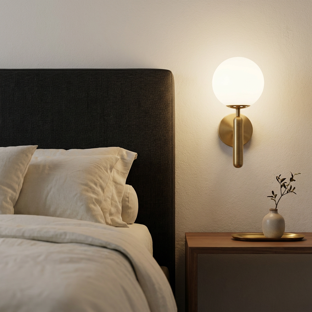 Arandela Globo Upward Wall Wash Aurum