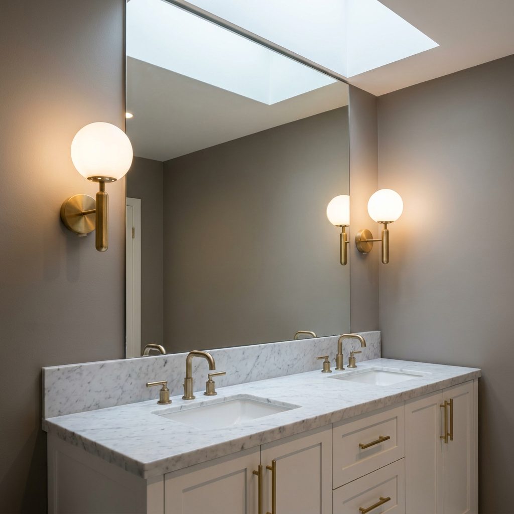Arandela Globo Upward Wall Wash Aurum
