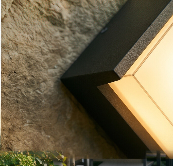 Arandela LED Moderna IP65 Quadrada e Redonda