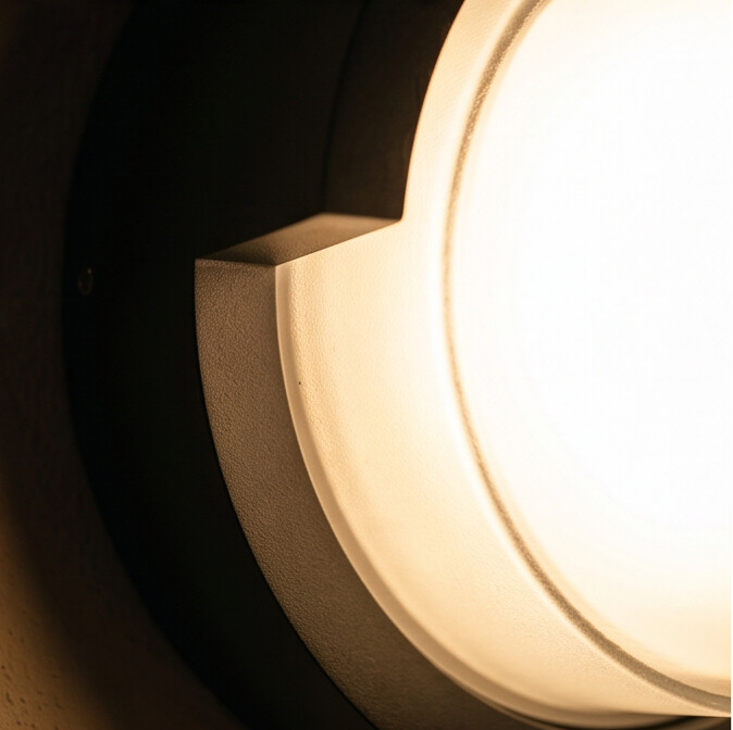 Arandela LED Moderna IP65 Quadrada e Redonda