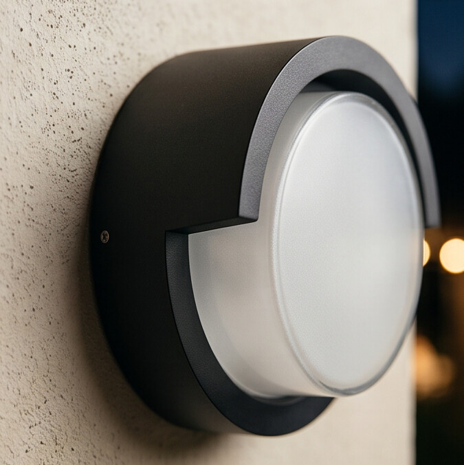 Arandela LED Moderna IP65 Quadrada e Redonda