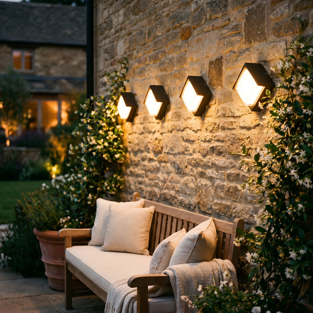 Arandela LED Moderna IP65 Quadrada e Redonda