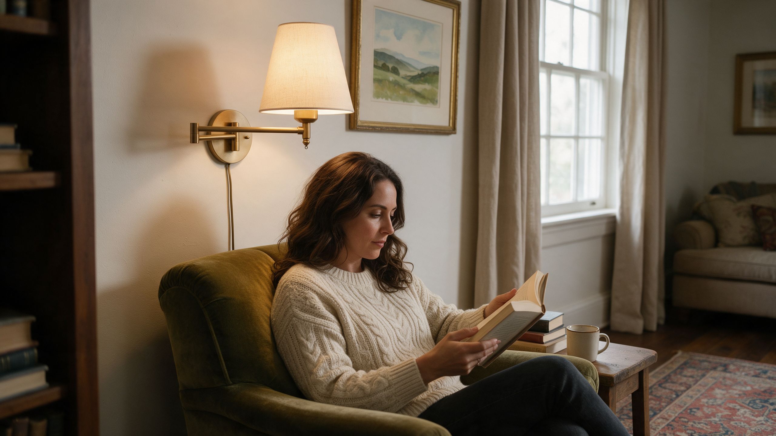 Leitura com a luz no lugar certo