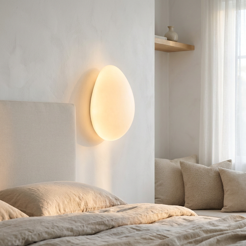 Arandela Pedra Orgânica Fosca LED 3 Temperaturas