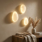 Arandela Pedra Orgânica Fosca LED 3 Temperaturas