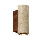 Arandela Travertino Flush LED Bivolt Wabi Sabi