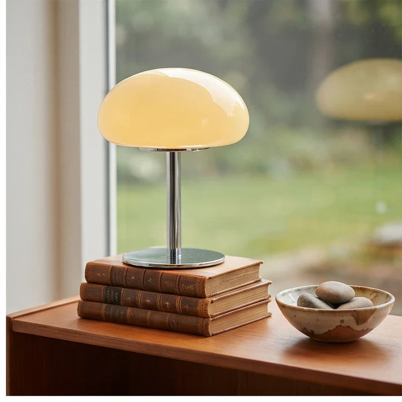 Zephyr Glass Mushroom Dome Lamp