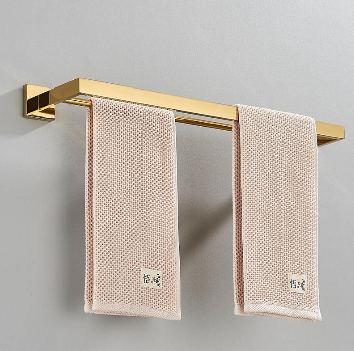 Toalheiro Luxo Conjunto Imperial - Acabamento Ouro Polido