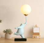 Luminária Urso Sonhador – Design Lúdico com Globo de Luz Decorativo