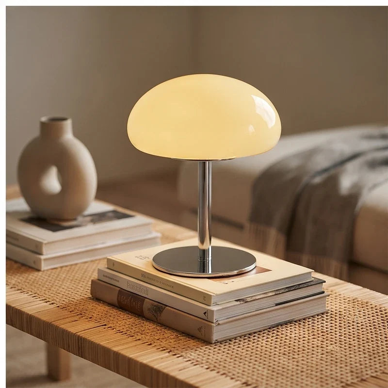 Zephyr Glass Mushroom Dome Lamp
