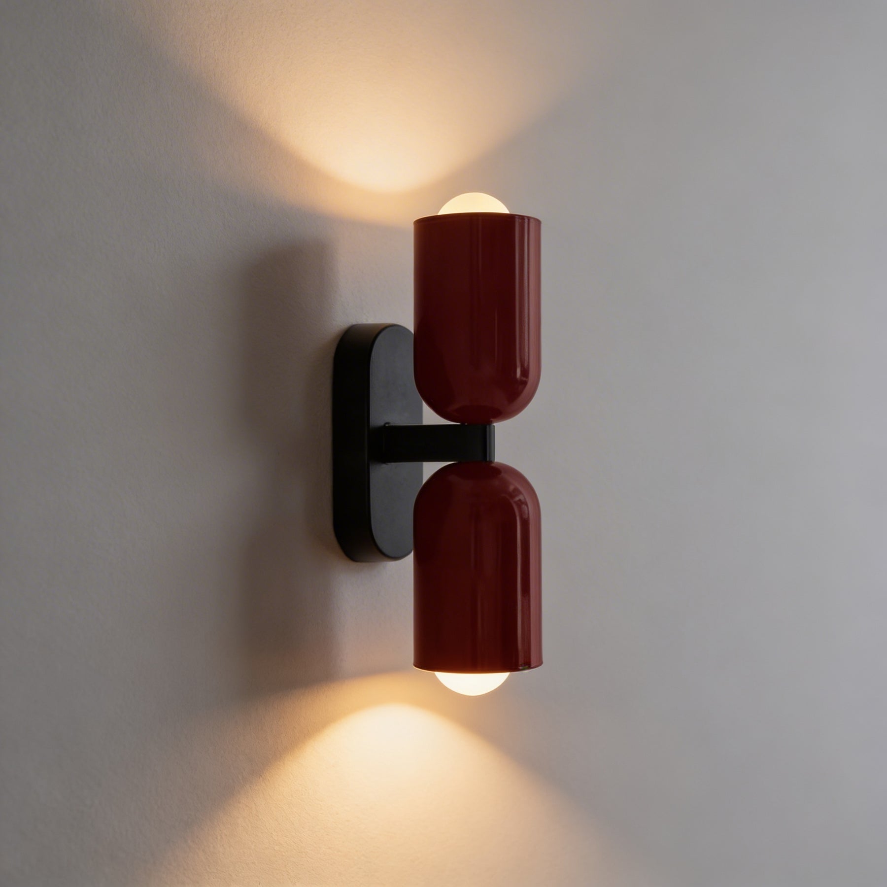 Arandela de Parede Interna Nórdica Bidirecional Alumínio Naval Miabeli