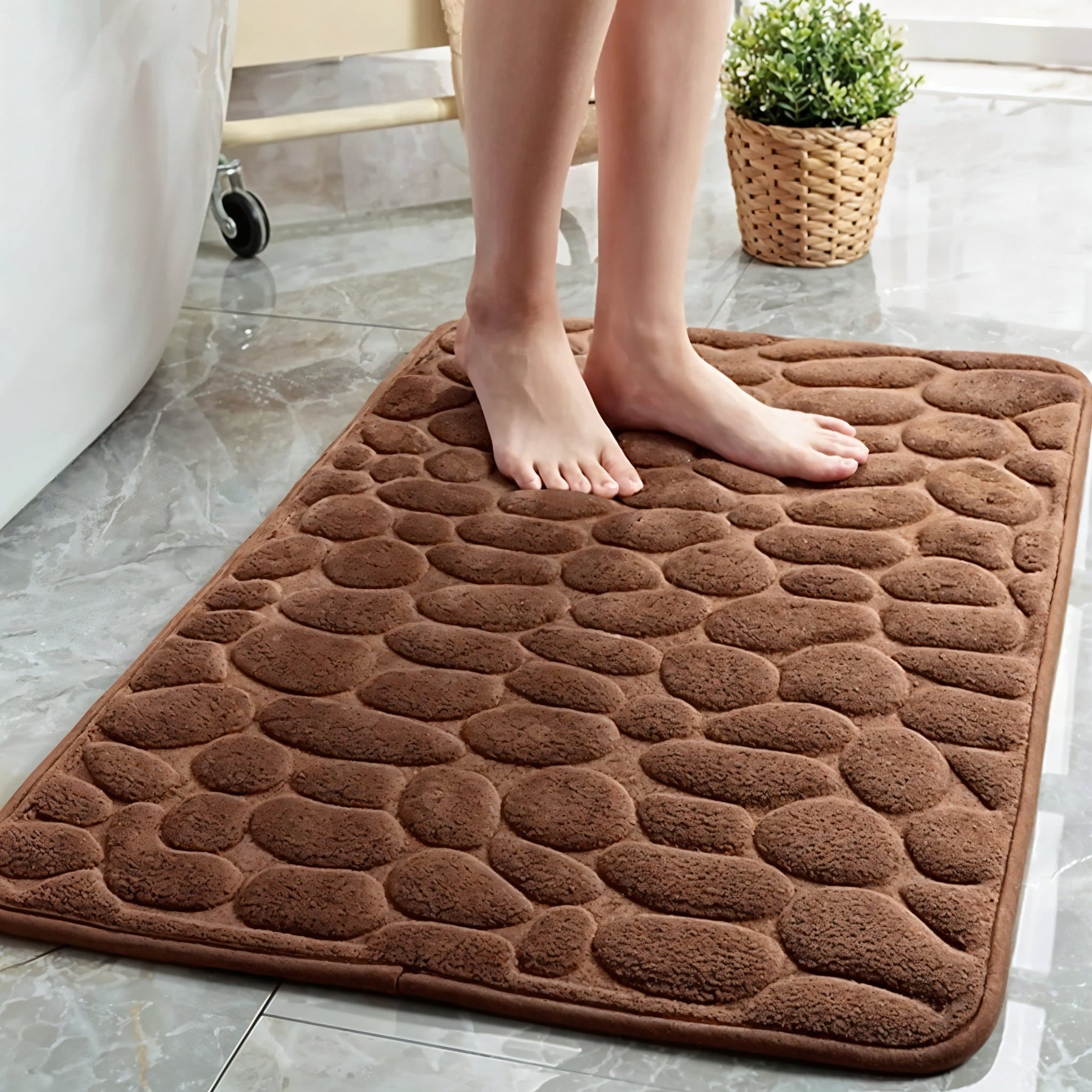 Tapete SpaStones – Conforto Natural aos Seus Pés
