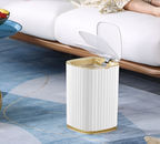 Lixeira Automatica de Banheiro com Sensor de Aproximacao em Plastico ABS Onda