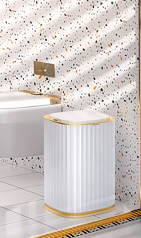 Lixeira Automática de Banheiro com Sensor Inteligente Miabeli