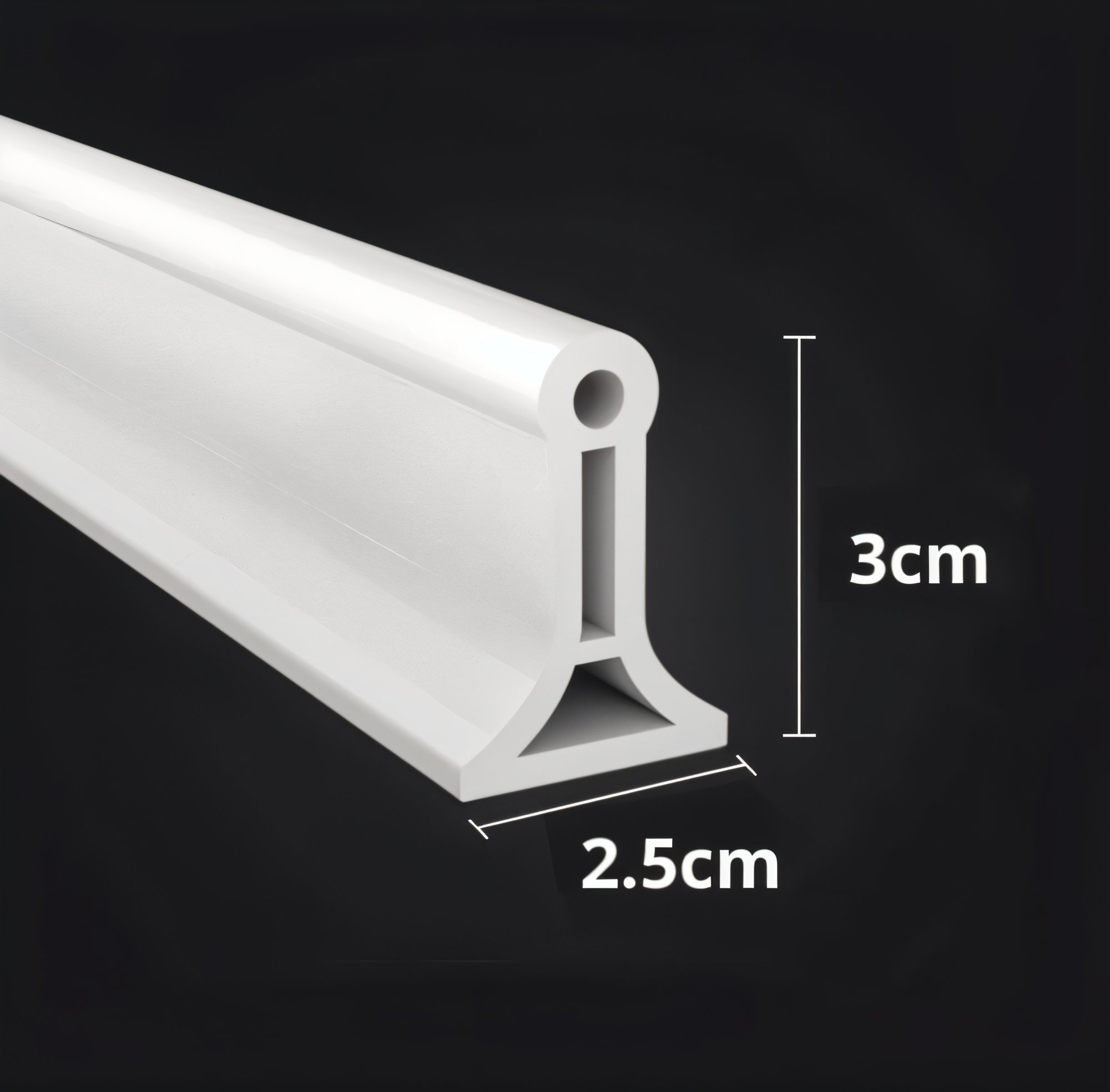 Barreira de Contencao de Agua em Silicone Flexivel para Box e Bancada FlexEdge