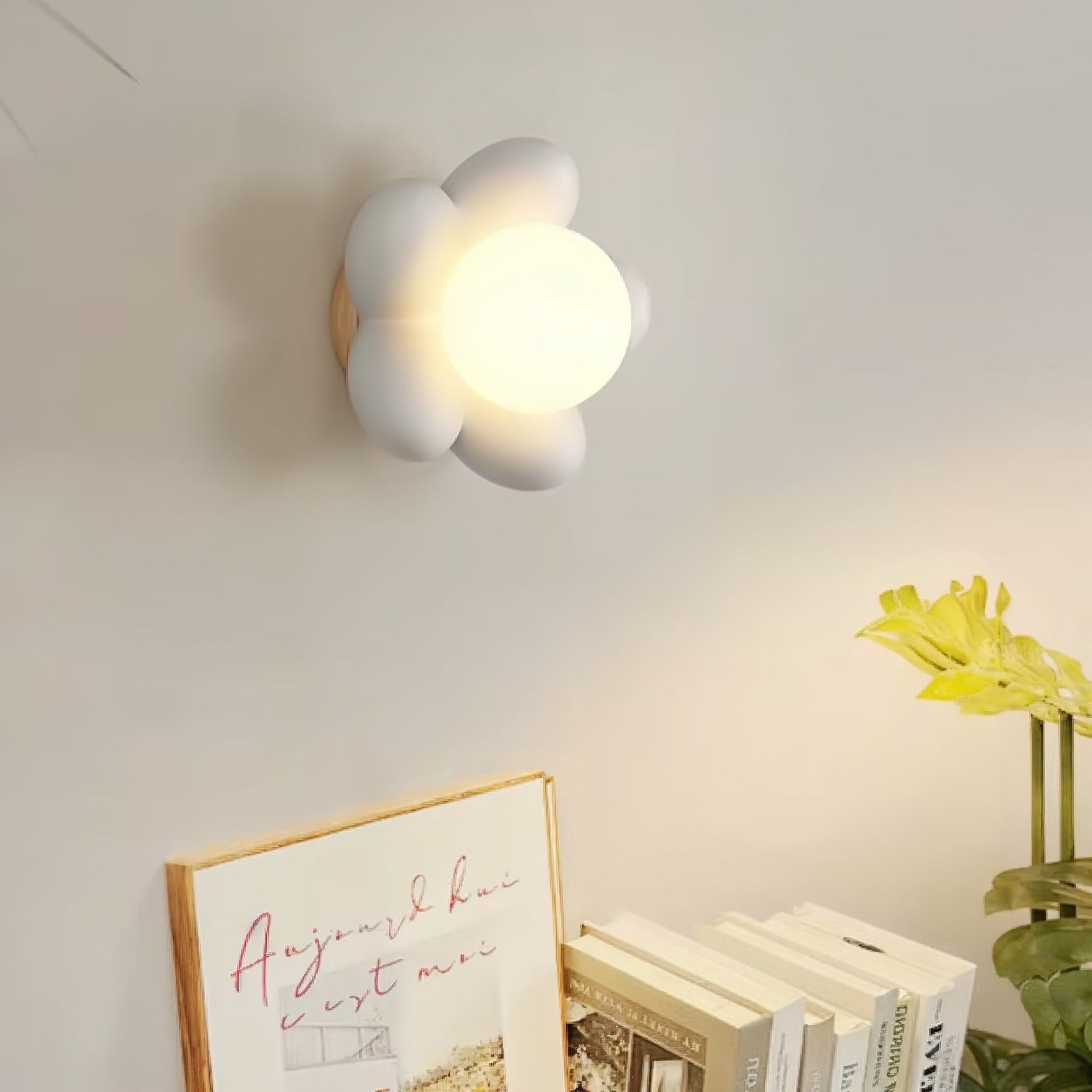Arandela de Parede Flor LED 3 Cores