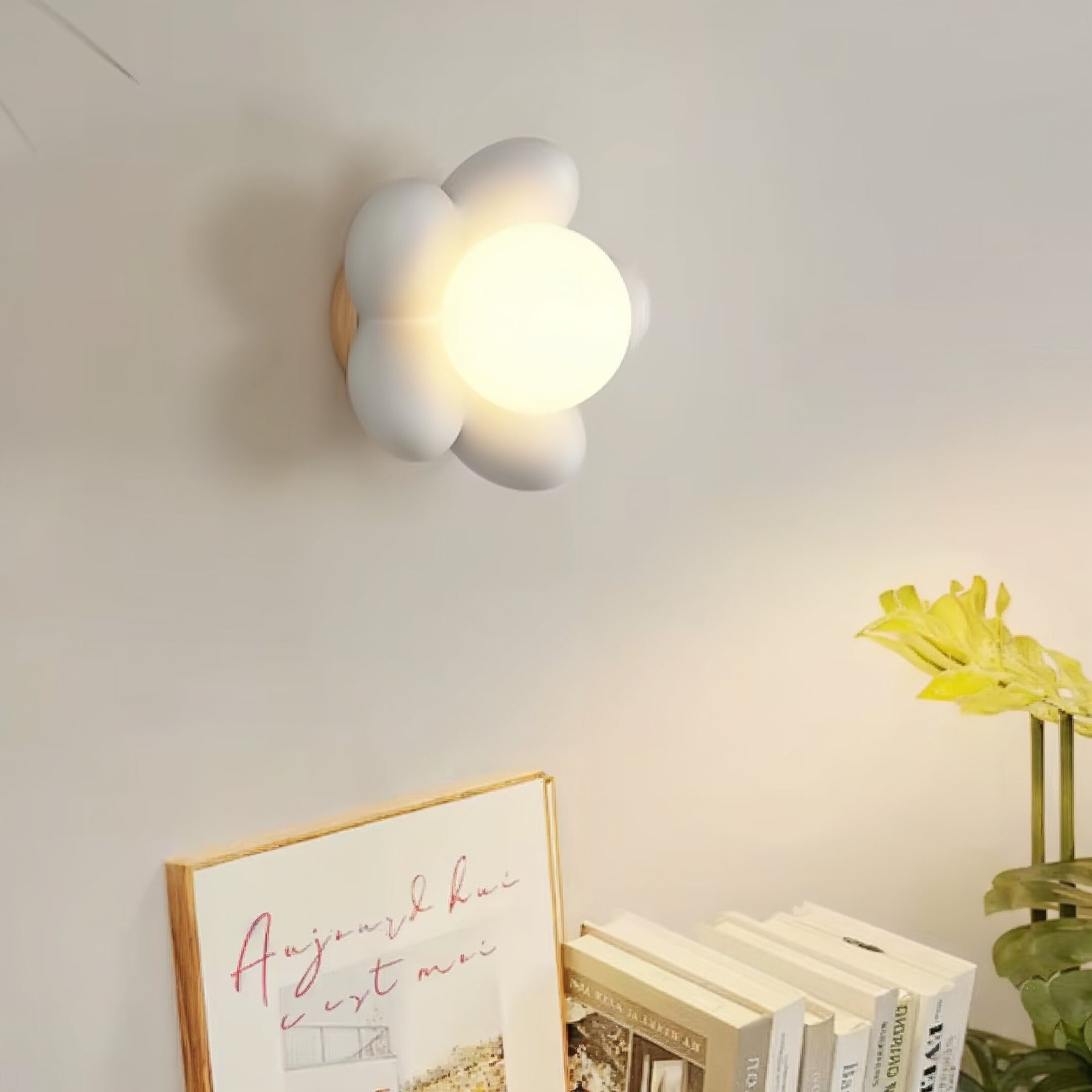 Arandela de Parede Flor LED 3 Cores