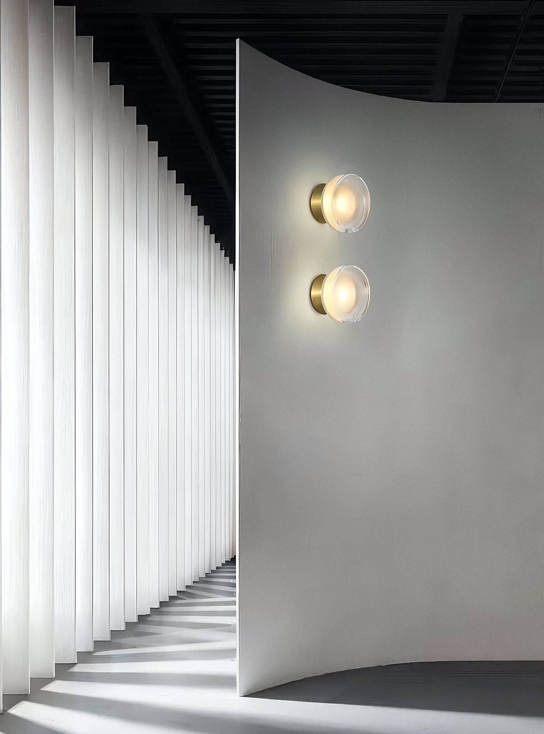 Arandela LED de Vidro Luxo Minimalista 18cm