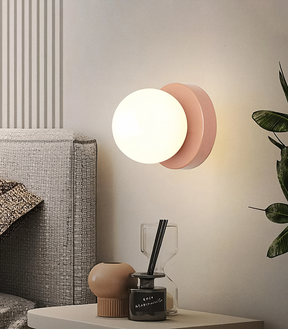 Arandela LED Minimalista Colorida Vidro