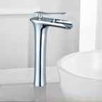 Torneira Cascata para Banheiro Monocomando com Valvula Ceramica em Metal Elegance