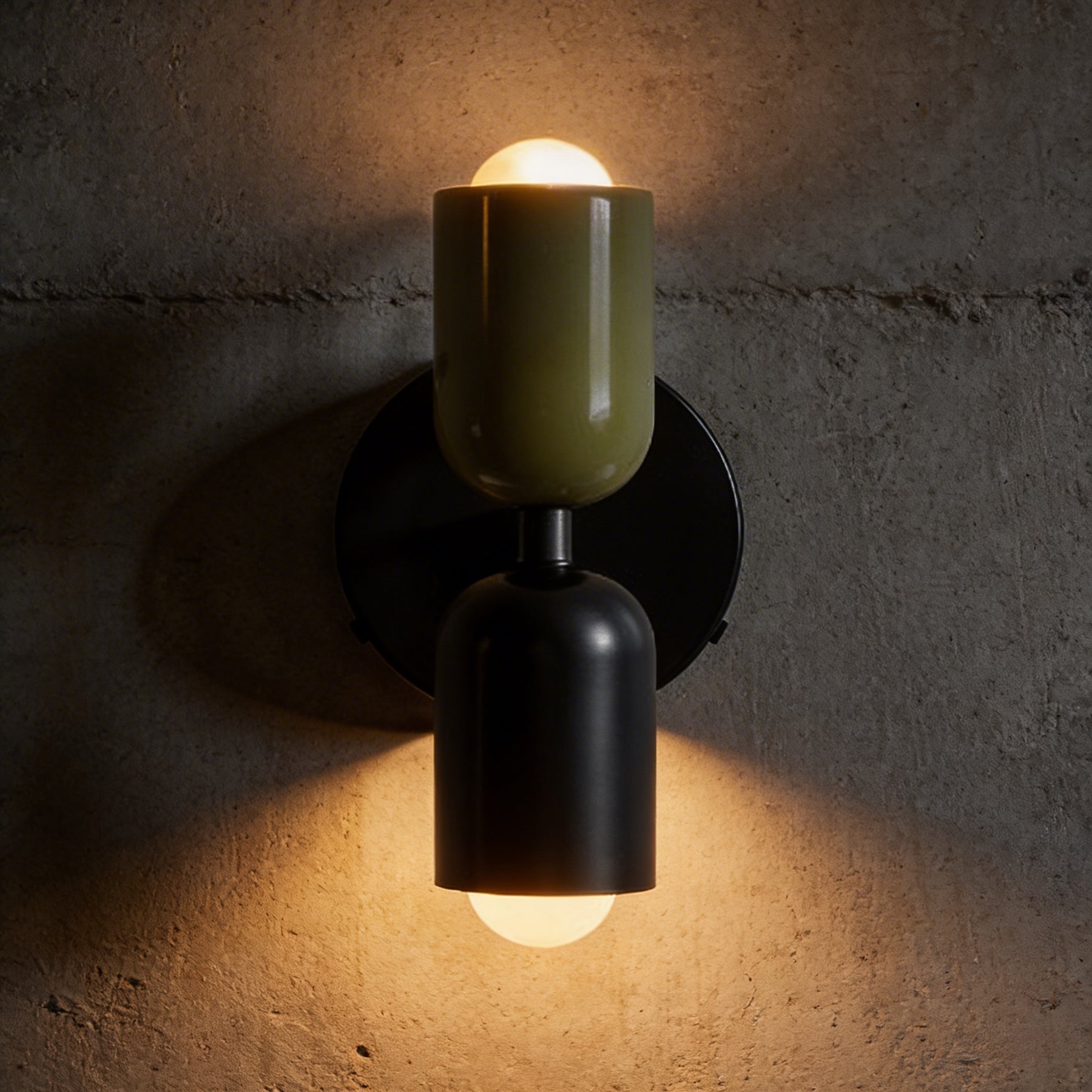 Arandela de Parede Interna Nórdica Bidirecional Alumínio Naval Miabeli