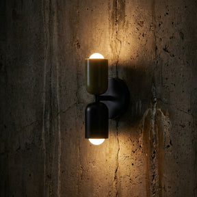 Arandela de Parede Interna Nórdica Bidirecional Alumínio Naval Miabeli