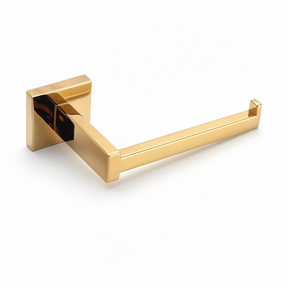 Kit Acessorios para Banheiro Dourado Inox 304 Ouro Polido 4 Pecas Imperial